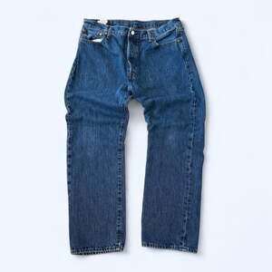 Levi's 501 Original Fit Blue Denim Jeans 36x30